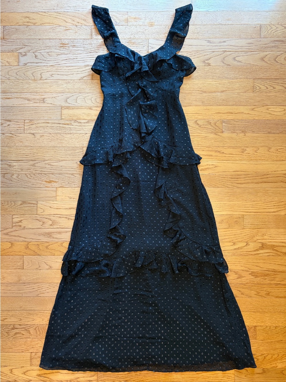 Lilly Pulitzer Riland Maxi Dress - Onyx Moroccan Metallic Clip
